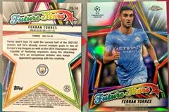 Ferran Torres #FS-14 Soccer Cards 2021 Topps Chrome UEFA Champions League Future Stars Prices