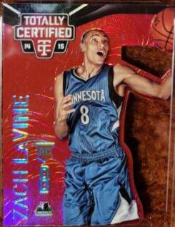 Zach LaVine [Mirror Platinum Red Die Cut] #152 Basketball Cards 2014 Panini Totally Certified