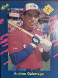 Andres Galarraga #115 Baseball Cards 1990 Classic