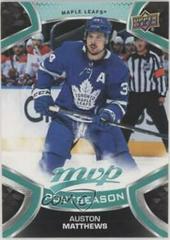 Auston Matthews #PS2 Hockey Cards 2021 Upper Deck MVP Postseason Prices