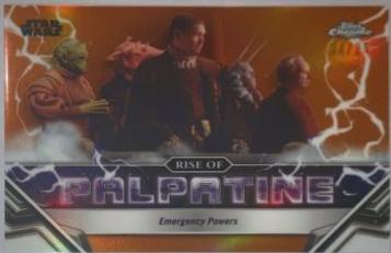 Emergency Powers [Rebel Orange Refractor] #RP-5 Star Wars 2024 Topps Chrome The Rise of Palpatine