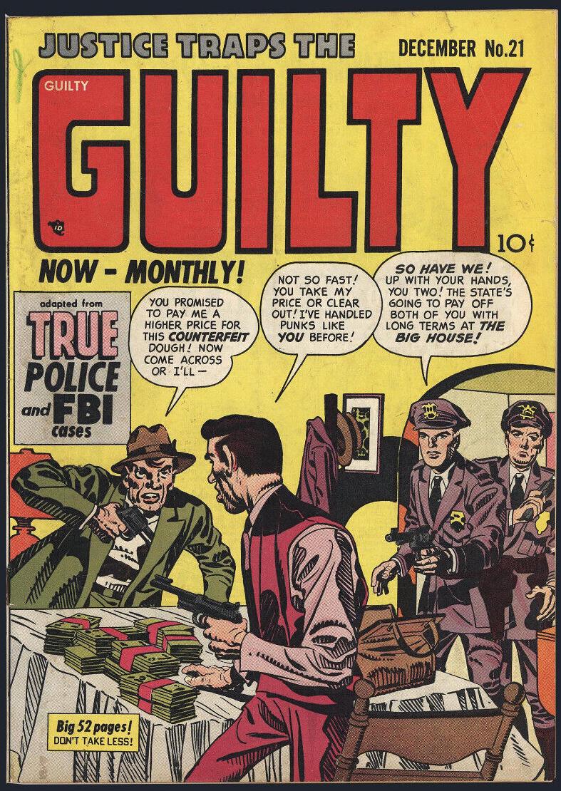 Justice Traps the Guilty #21 (1950) Comic Books Justice Traps the Guilty