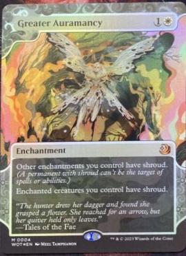 Greater Auramancy [Foil] #4 Magic Wilds of Eldraine Enchanting Tales