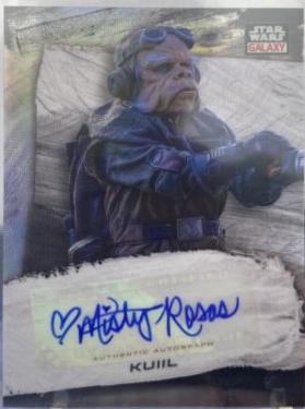 Misty Rosas #GA-MR Star Wars 2022 Topps Galaxy Chrome Autograph