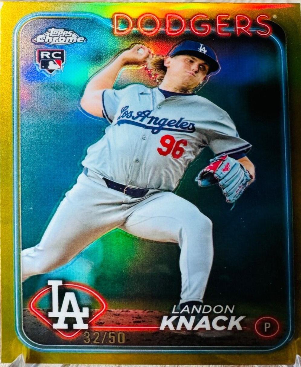 Landon Knack [Gold Refractor] USC176 Prices 2024 Topps Chrome Update