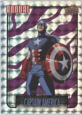 Captain America #B2 Marvel 2022 Upper Deck Annual Backscatters