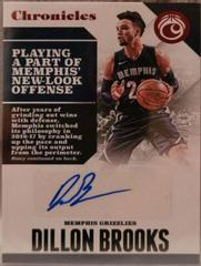 Dillon Brooks [Red] #CA-DBK Basketball Cards 2017 Panini Chronicles Autographs Prices