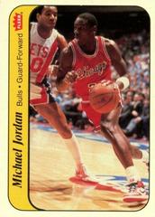 Michael Jordan #8 Basketball Cards 1986 Fleer Sticker Prices