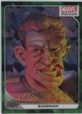 Sandman [Green Crackle] #3 Marvel 2023 Upper Deck Platinum