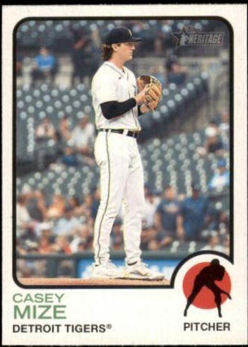 Casey Mize #398 Baseball Cards 2022 Topps Heritage