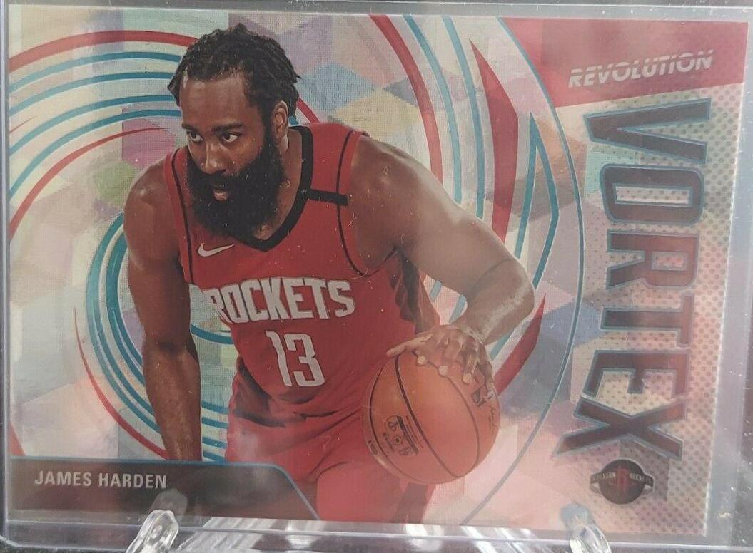 James Harden [Cubic] #25 Basketball Cards 2020 Panini Revolution Vortex