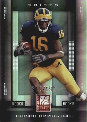 Adrian Arrington #170 Football Cards 2008 Panini Donruss Elite