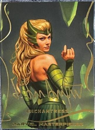 Enchantress [Gold Foil] #24 Marvel 2022 Masterpieces