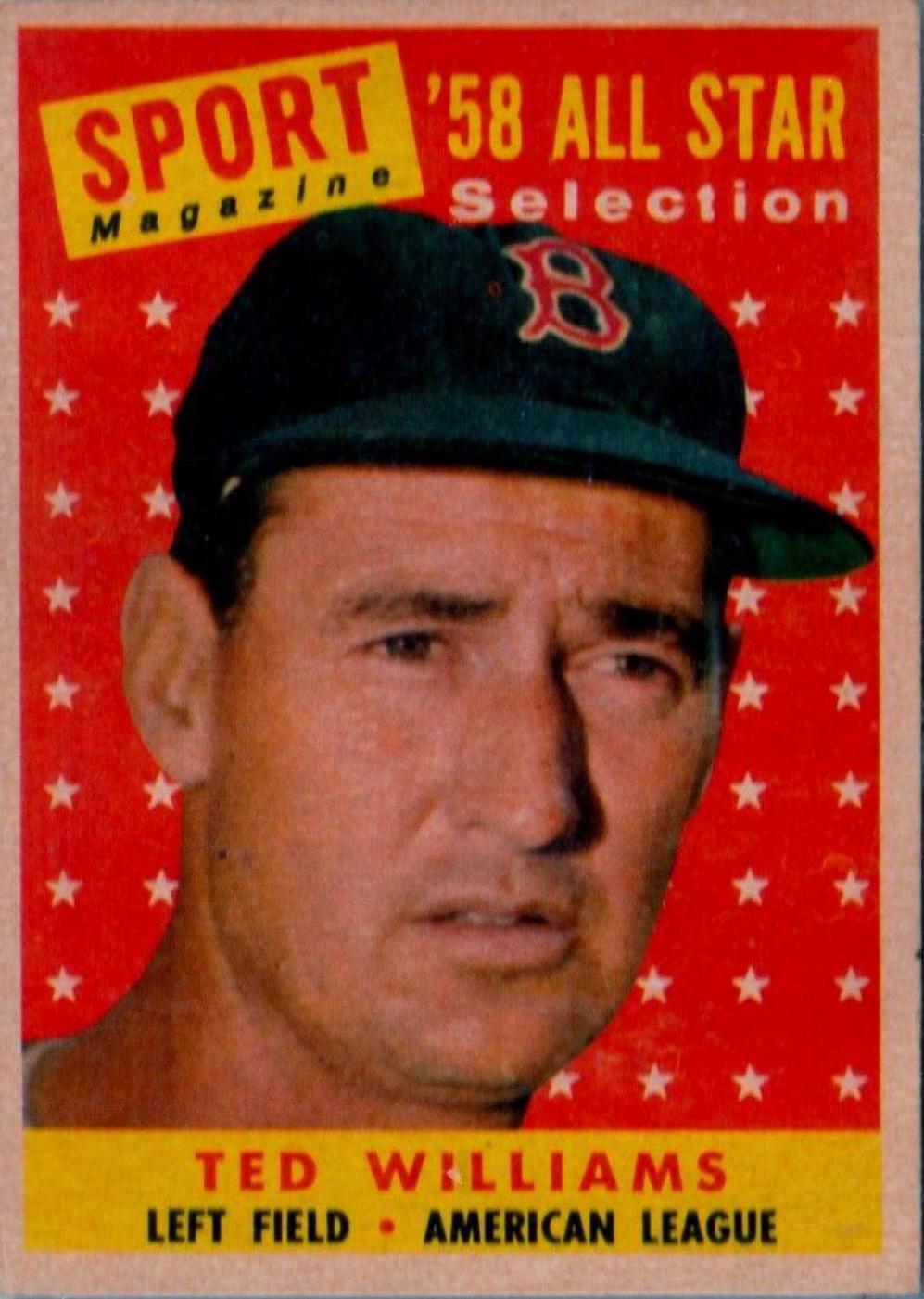 Cheapest 1958 Topps Ted Williams Poor #1