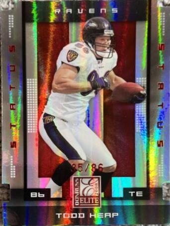 Todd Heap [Status] #9 Football Cards 2008 Panini Donruss Elite