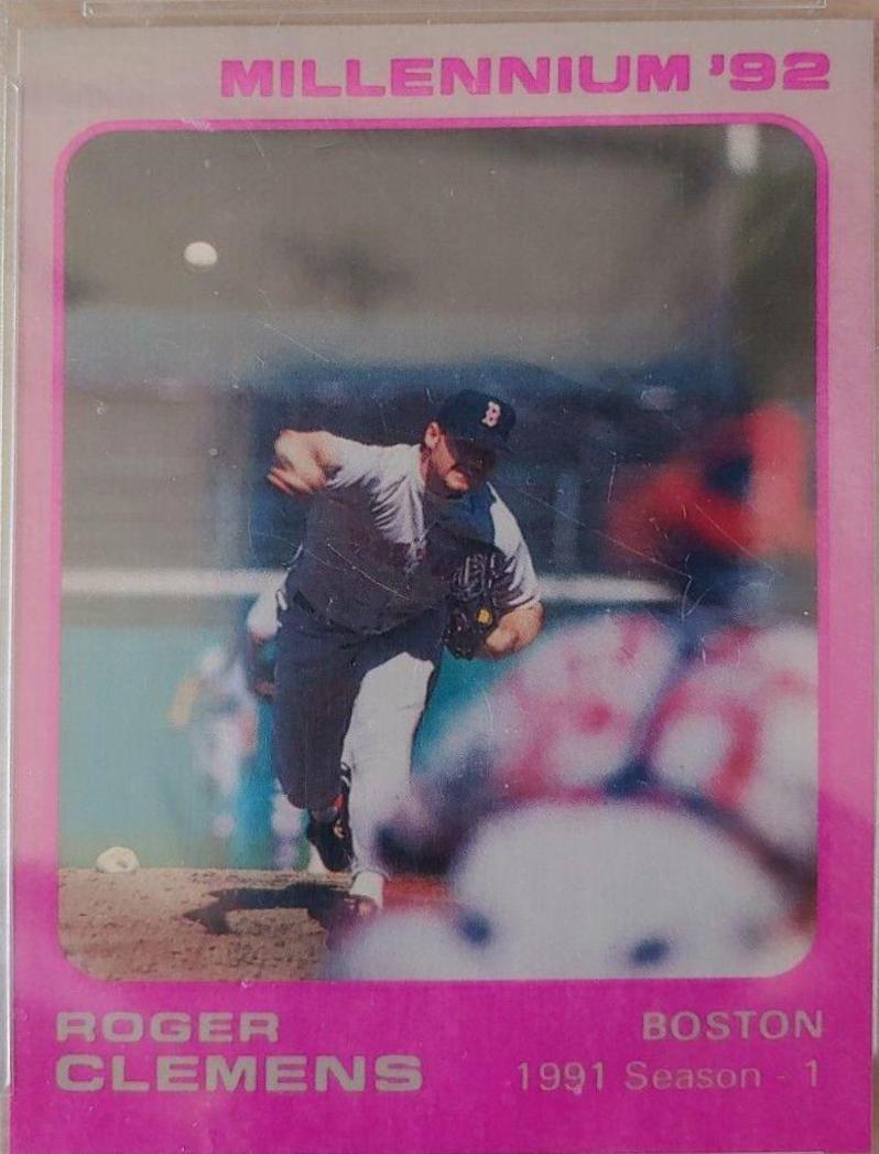 Roger Clemens #31 Baseball Cards 1992 Star Millennium Edition