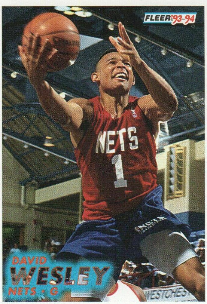 David Wesley #338 Basketball Cards 1993 Fleer