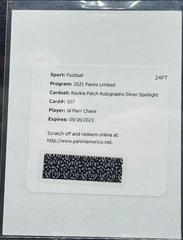 Ja'Marr Chase [Patch Autograph Silver Spotlight] #149 Football Cards 2021 Panini Limited Prices