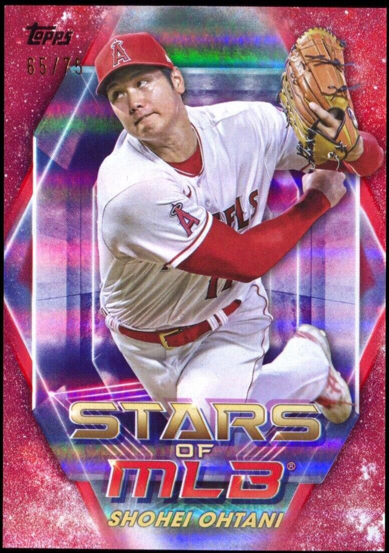 Shohei Ohtani [Red] #SMLB-21 Baseball Cards 2023 Topps Stars of MLB