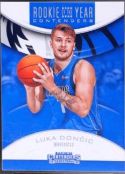 Luka Doncic [Retail] #4 Basketball Cards 2018 Panini Contenders Rookie of the Year Contenders