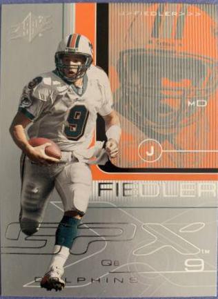 Jay Fiedler #47 Football Cards 2001 Spx