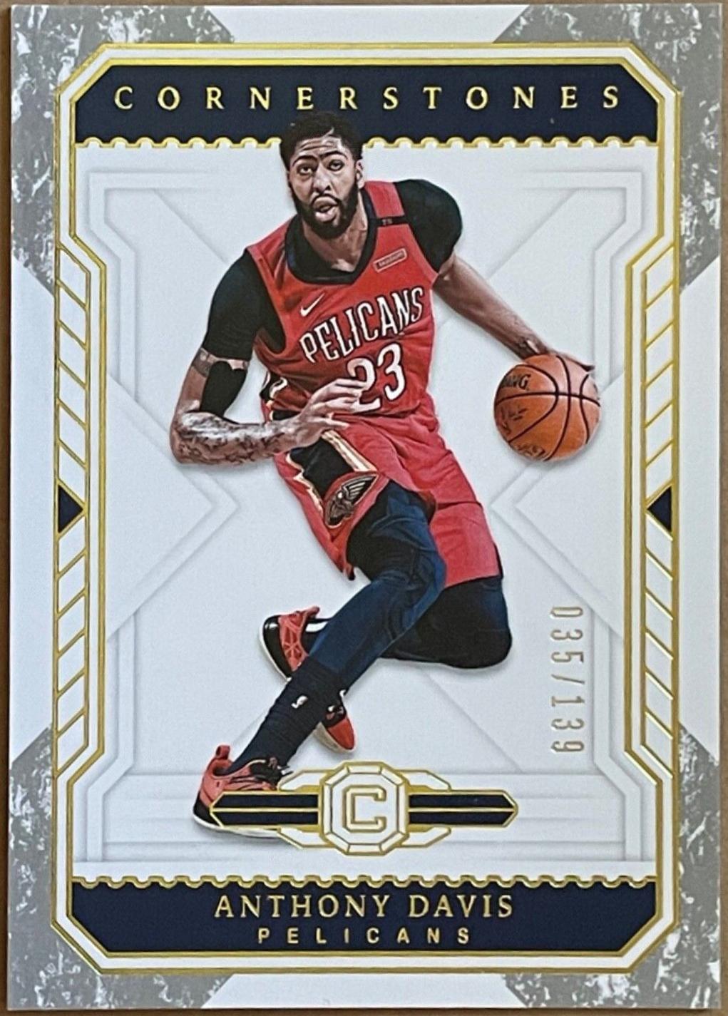 Anthony Davis #6 Basketball Cards 2018 Panini Cornerstones