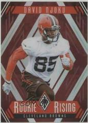 David Njoku [Red] #RR-8 Football Cards 2017 Panini Phoenix Rookie Rising Prices