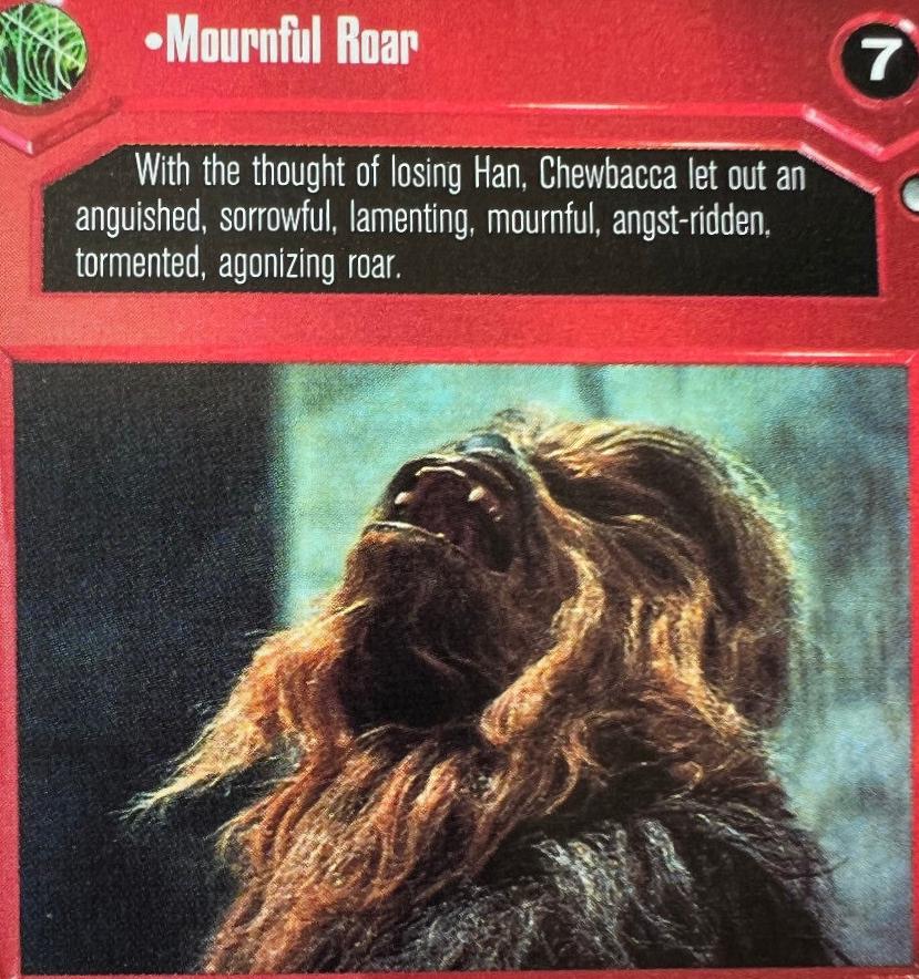 Mournful Roar [Limited] Star Wars CCG Hoth