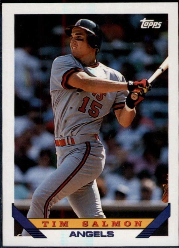 Tim Salmon #20 Baseball Cards 1993 Topps