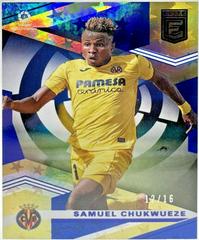 Samuel Chukwueze [Blue Astro] #2 Soccer Cards 2020 Panini Chronicles Elite La Liga Prices