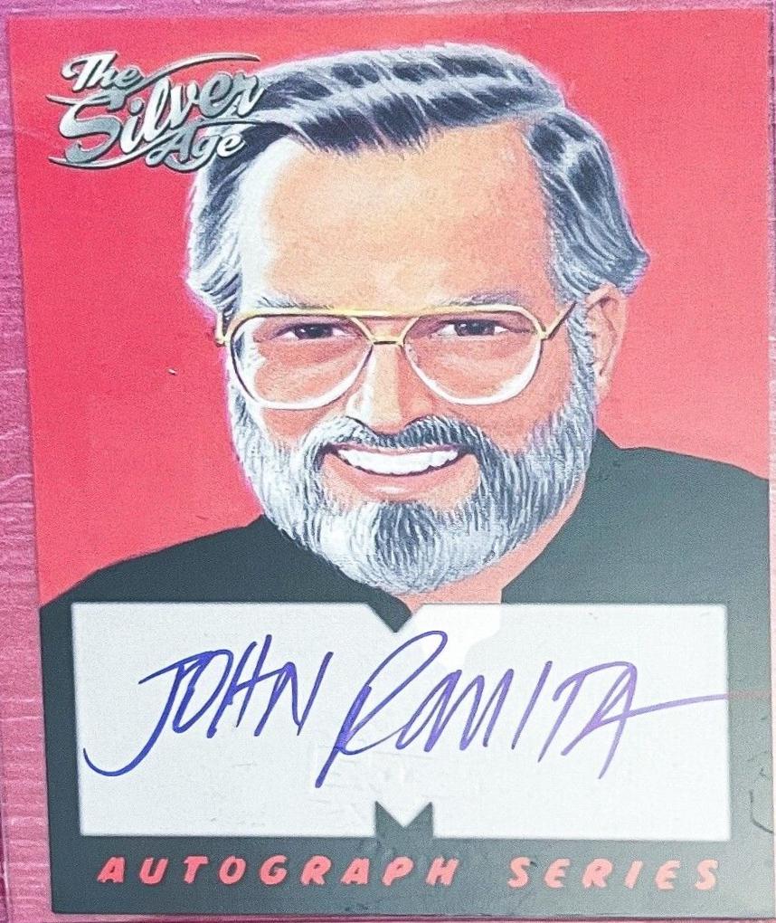 John Romita #A2 Marvel 1998 The Silver Age Autograph