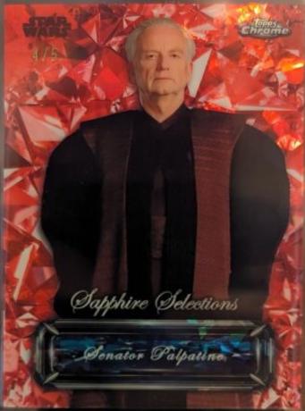 Senator Palpatine [Red] #SS-11 Star Wars 2024 Topps Chrome Sapphire Selections