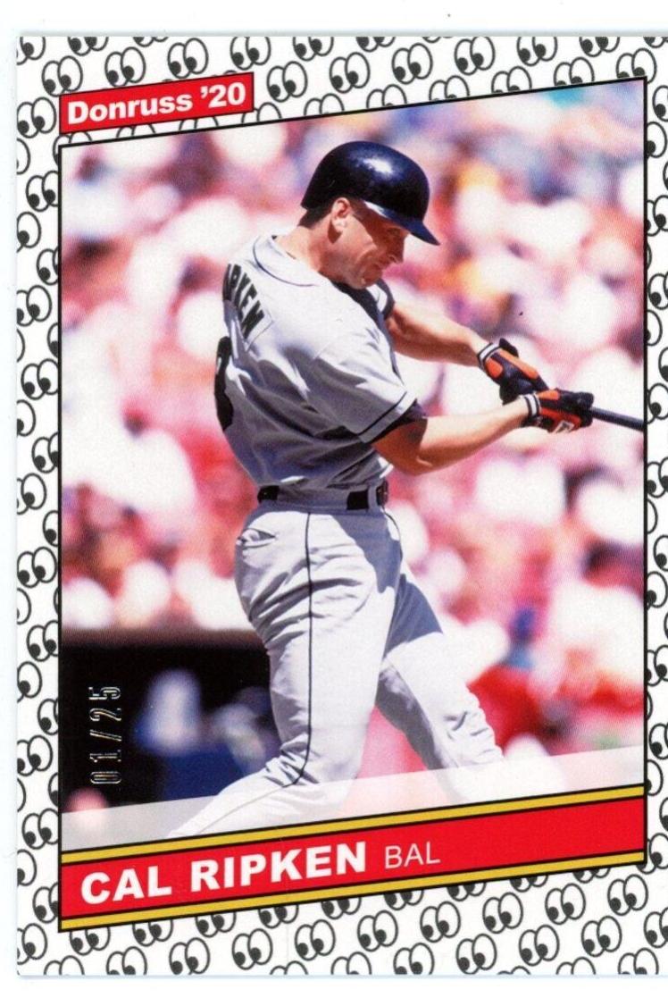 Cal Ripken [Look at This Emoji] #224 Baseball Cards 2020 Panini Donruss