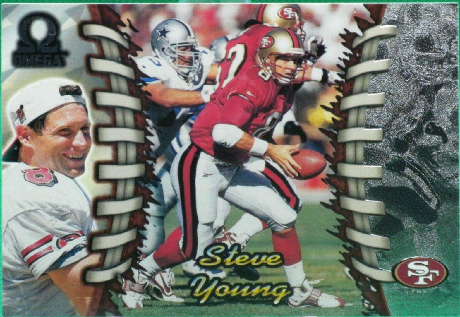 Steve Young #218 Football Cards 1998 Pacific Omega