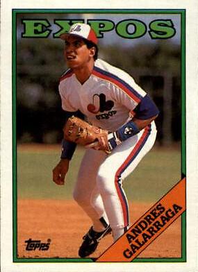 Andres Galarraga #25 Baseball Cards 1988 Topps