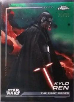 Kylo Ren [Kashyyyk Green Refractor] #115 Star Wars 2024 Topps Chrome