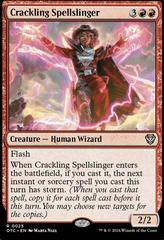 Crackling Spellslinger #25 Magic Outlaws of Thunder Junction Commander Prices