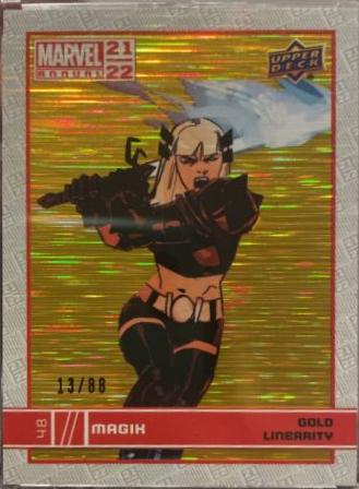 Magik [Gold Linearity] #48 Marvel 2021 Upper Deck Annual