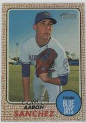 Aaron Sanchez [Chrome Refractor] #468 Baseball Cards 2017 Topps Heritage Prices