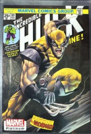 Wolverine #VI100 Marvel 2023 Upper Deck Platinum Cover Variant