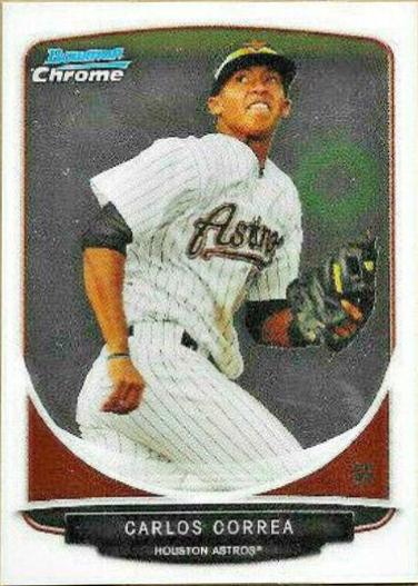 Carlos Correa #30 Baseball Cards 2013 Bowman Chrome Mini