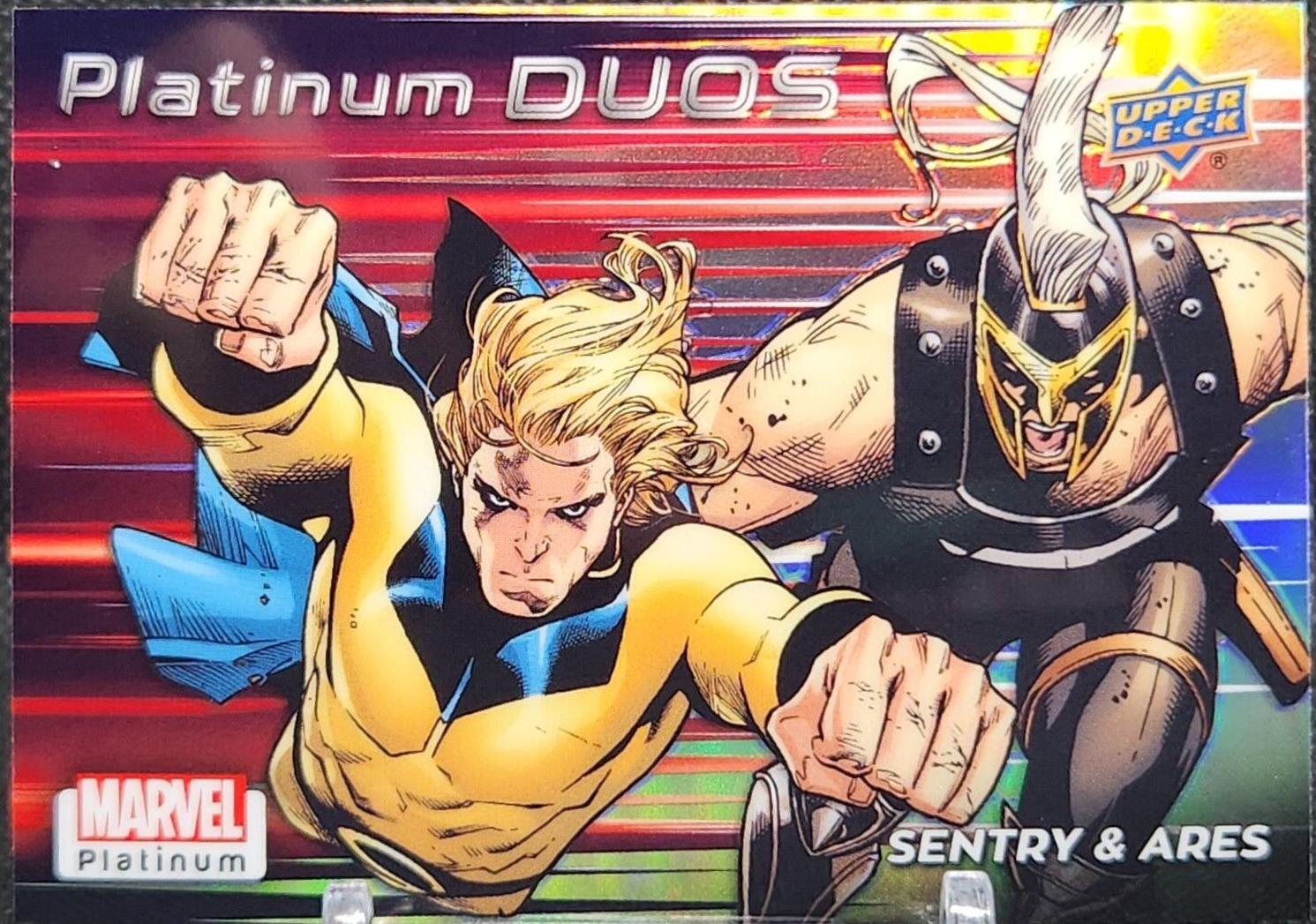 Sentry / Ares [Rainbow] #PD20 Marvel 2023 Upper Deck Platinum Duos