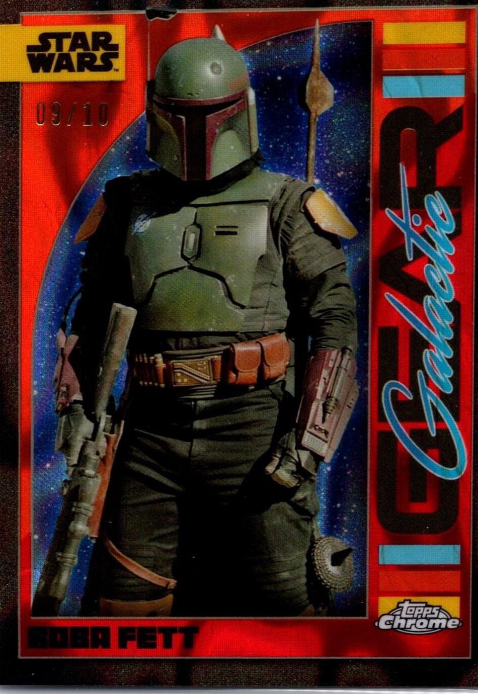 Boba Fett [Mustafar Lava Refractor] #GG-21 Star Wars 2024 Topps Chrome Galactic Gear