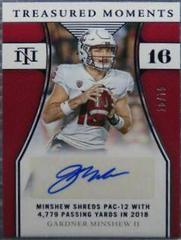 Gardner Minshew II [Blue] #TM-GMI Football Cards 2022 Panini National Treasures Collegiate Moments Signatures Prices