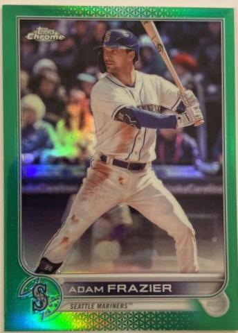 Adam Frazier [Green] #USC116 Baseball Cards 2022 Topps Chrome Update