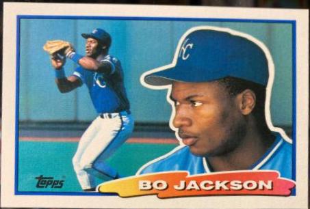 Bo Jackson #49 Baseball Cards 1988 Topps Big