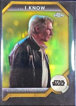 Reunion on Takodana [Gold Refractor] #ILY-9B Star Wars 2024 Topps Chrome I Love You I Know