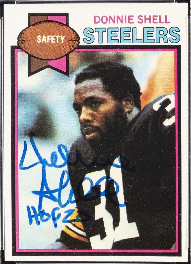 Donnie Shell Autograph Prices [Rookie] | 1979 Topps | Football Cards