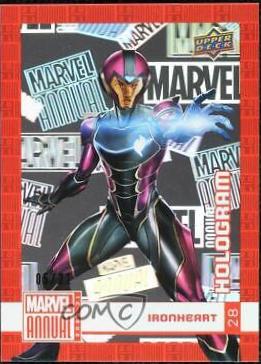 Ironheart [Hologram] #28 Marvel 2020 Upper Deck Annual