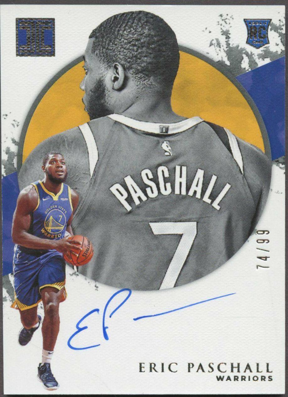 Eric Paschall [Autograph] #113 Basketball Cards 2019 Panini Impeccable